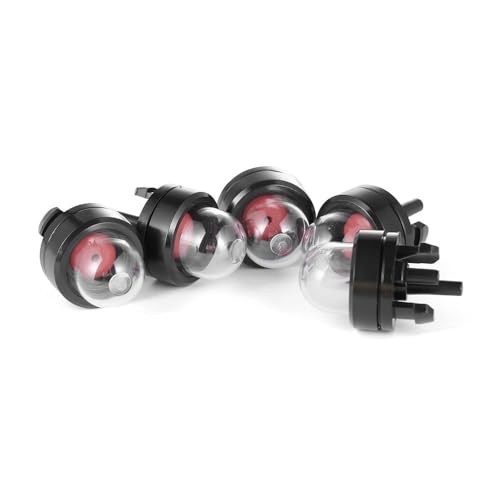 5 STÜCKE Kunststoff Vergaser Öl Blase Benzin Snap in Primer Kraftstoff Birne Pumpe Kit Fit for SRWH Kettensägen von FeRHzE