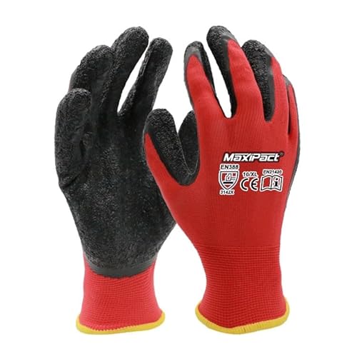 FeRey Tools Arbeitshandschuhe working Gloves Größe L 12 Paar mit optimaler Griffigkeit gutes Tastgefühl, ölresistent und atmungsaktiv, Industrie-Schutzhandschuhe Mechanik Werkstatt von FeRey Tools