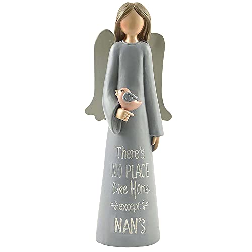 Blossom Bucket Feder & Anmut Vogel, Figur für Oma, Statue für Haus oder Zimmer, Schutzengel, Ornament, Geschenke für sie, Verschiedene Größen, Einheitsgröße von Blossom Bucket