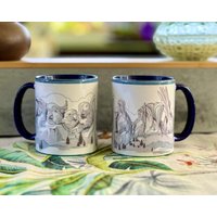 Mt. Beakmore - 11 Oz. Tassen. Mit Original-Kunstwerk von FeathersnFurPortrait