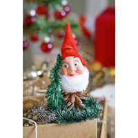 Antikes Sammlerstück Tannenzapfen Elfe Miniatur Weihnachtsschmuck 1950-1960 Antikes Sammlerstück Tannenzapfen Elfe Miniatur Weihnachtsschmuck 1950-1960 von FeathertreeForest