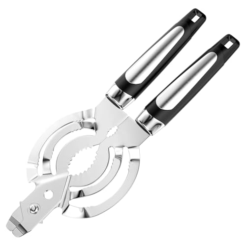 Deckelöffner,4-in-1 Multifunktions Glasöffner Schraubdeckelöffner Manueller Flaschenöffner Ergonomischer Griff Glasdeckelöffner für einfache Getränkezubereitung Deckelöffner,4-in-1 Multifunktions Glasöffner Schraubdeckelöffner Manueller Flaschenöffner Ergonomischer Griff Glasdeckelöffner für einfache Getränkezubereitung von Febbya