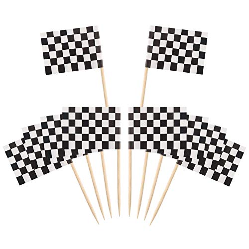 Zahnstocher Flaggen Leere,100 Stücke Flaggenpicker Weiße Flaggen Deko-Picker Kleine Zahnstocher für Party Kuchen Lebensmittel Käseplatte Vorspeisen 3.5 * 2.5 cm von Febbya