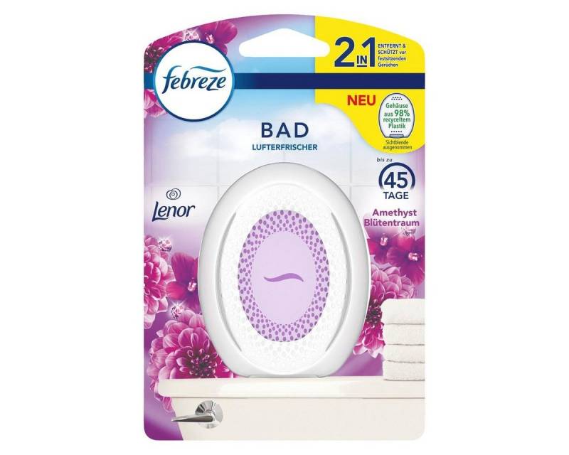 Febreze Raumduft Febreze Bad Lufterfrischer Amethyst Blütentraum - Raumduft (1er Pack) von Febreze