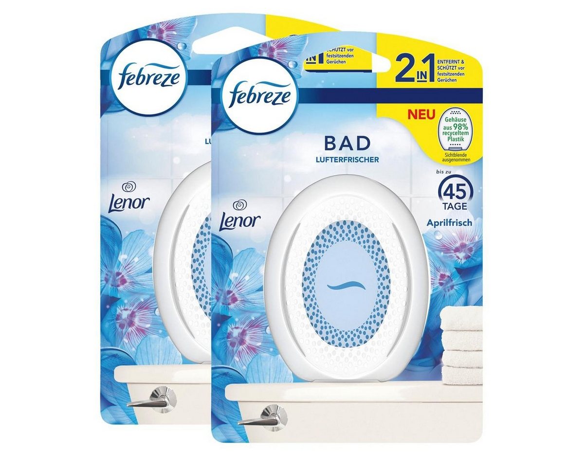 Febreze Raumduft Febreze Bad Lufterfrischer Aprilfrisch - Raumduft (2er Pack) von Febreze