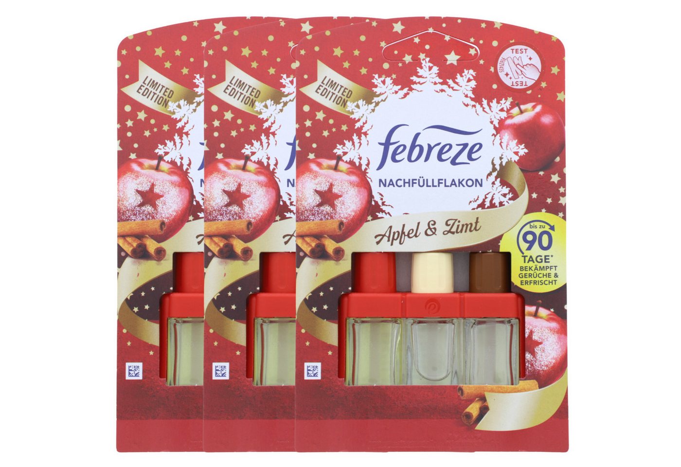 Febreze Raumduft 3 x Febreze 3Volution Duftstecker Nachfüllflakon Apfel & Zimt je 20ml Febreze Raumduft 3 x Febreze 3Volution Duftstecker Nachfüllflakon Apfel & Zimt je 20ml von Febreze