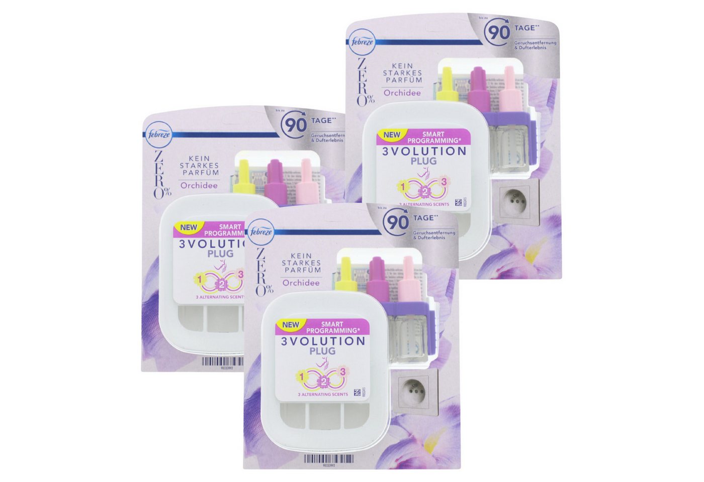 Febreze Raumduft 3 x Febreze 3Volution Duftstecker Orchidee Starterset Zero % Lufterfri Febreze Raumduft 3 x Febreze 3Volution Duftstecker Orchidee Starterset Zero % Lufterfri von Febreze