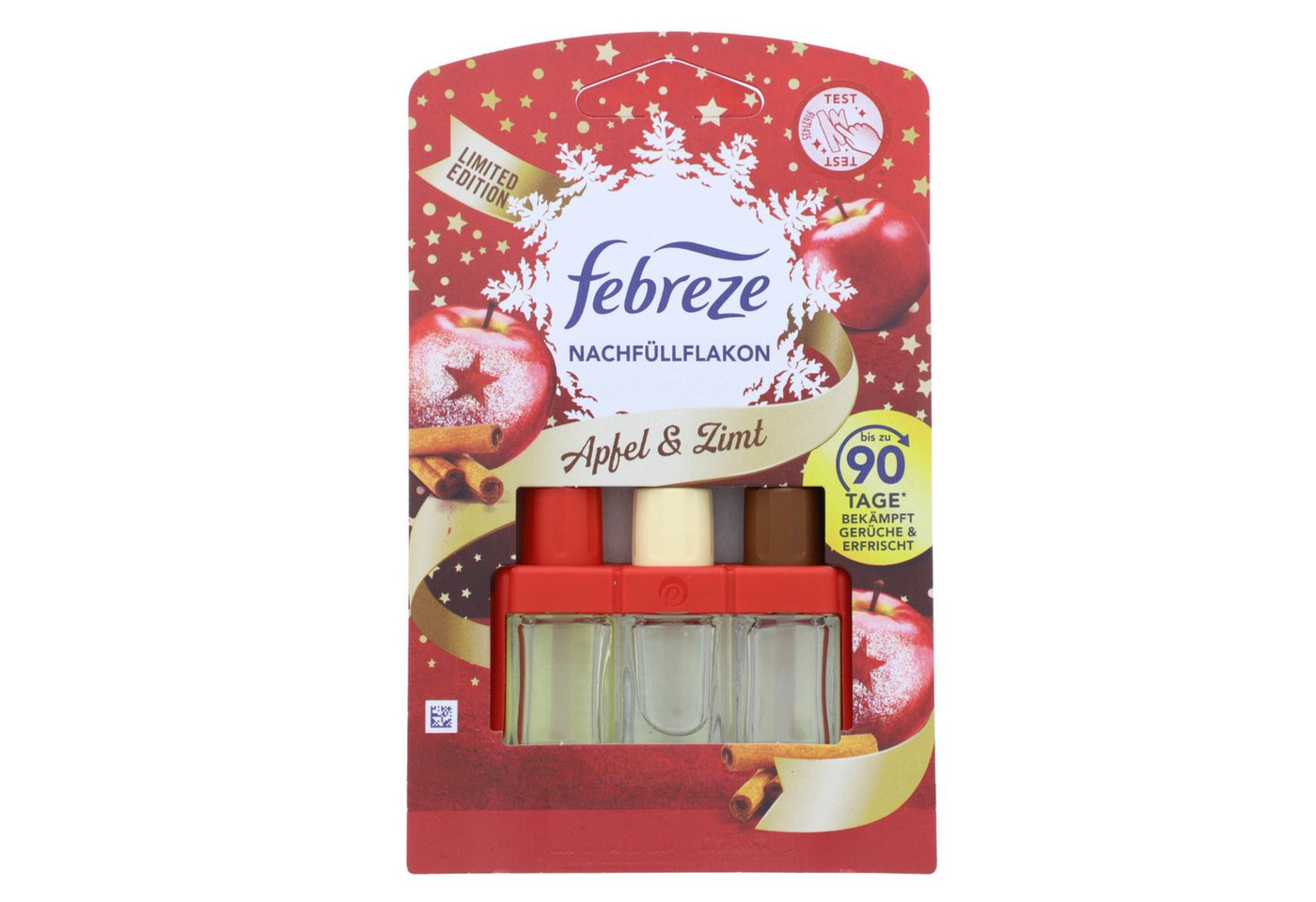 Febreze Raumduft-Nachfüllflasche Febreze 3Volution Duftstecker Nachfüllflakon Apfel & Zimt 20ml Bekämpf von Febreze