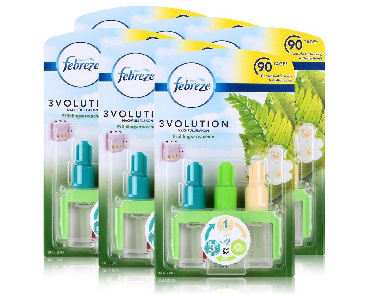 Febreze Raumduft Febreze 3Volution Duftstecker Nachfüllflakon Frühlingserwachen 20ml (6 von Febreze