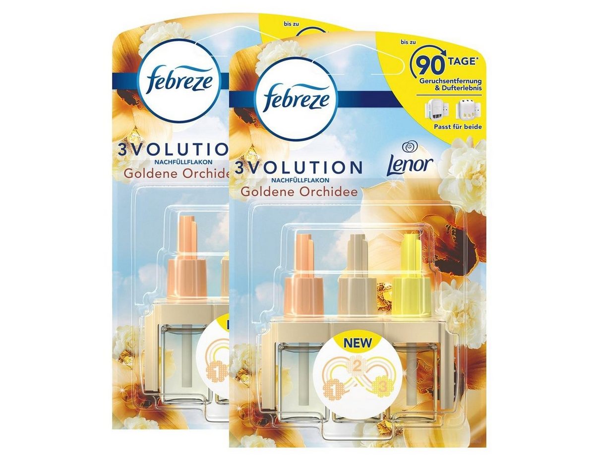 Febreze Raumduft Febreze 3Volution Nachfüllflakon Lenor Goldene Orchidee 20ml Raumduft von Febreze