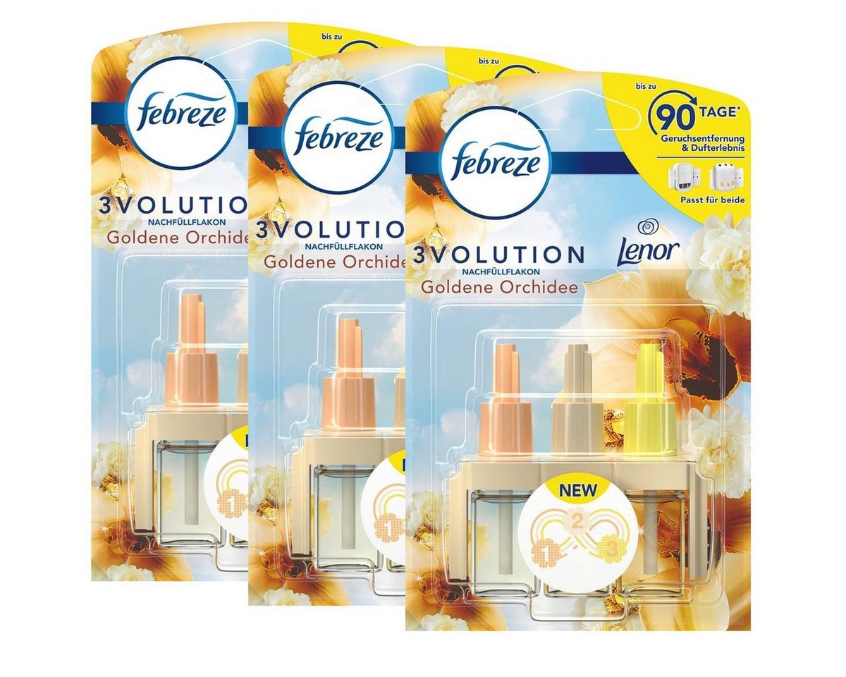 Febreze Raumduft Febreze 3Volution Nachfüllflakon Lenor Goldene Orchidee 20ml Raumduft von Febreze