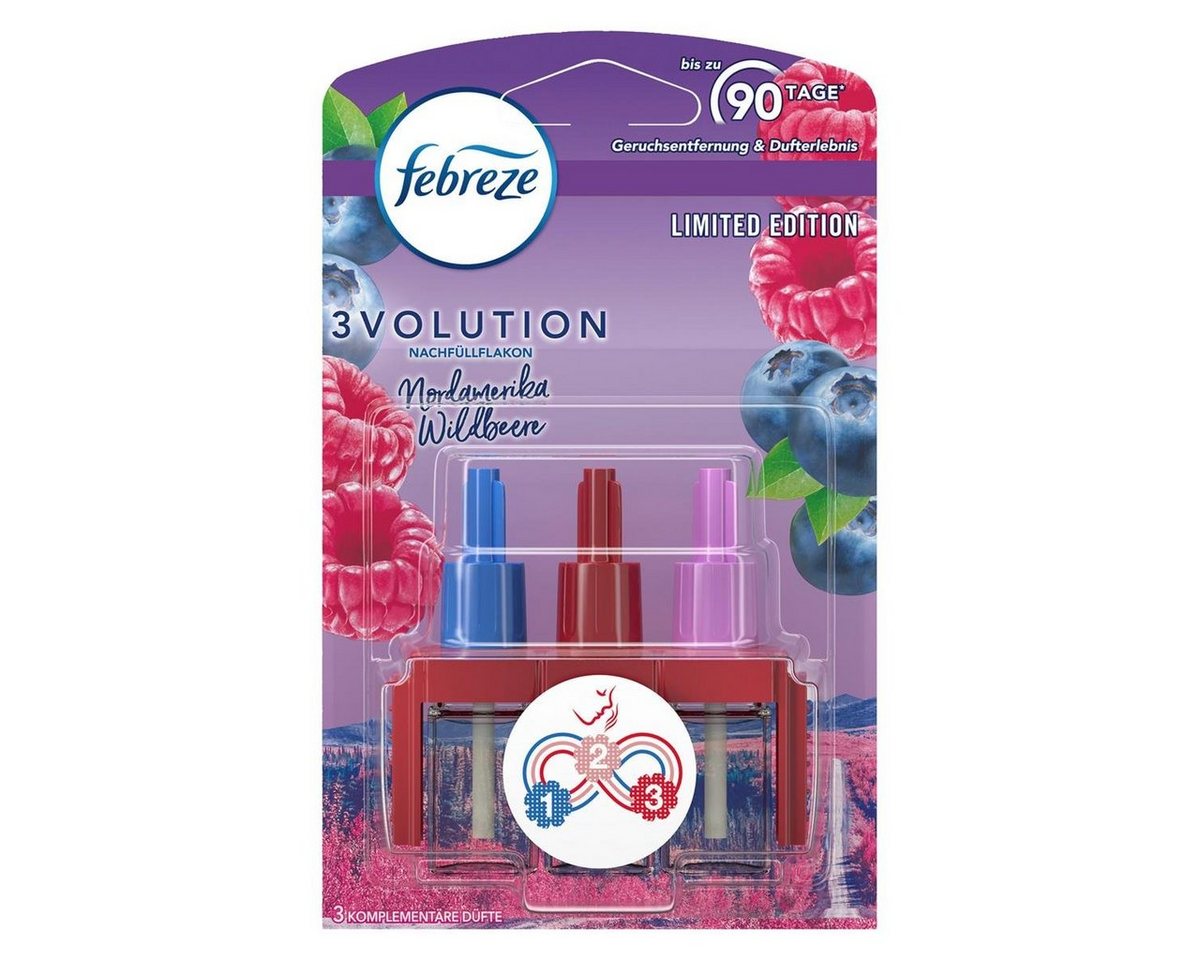 Febreze Raumduft Febreze 3Volution Nachfüllflakon Wildbeeren 20ml Raumduft (1er Pack) von Febreze