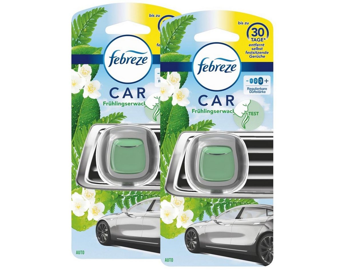 Febreze Raumduft Febreze Car Lufterfrischer Frühlingserwachen - Autoduft (2er Pack) von Febreze