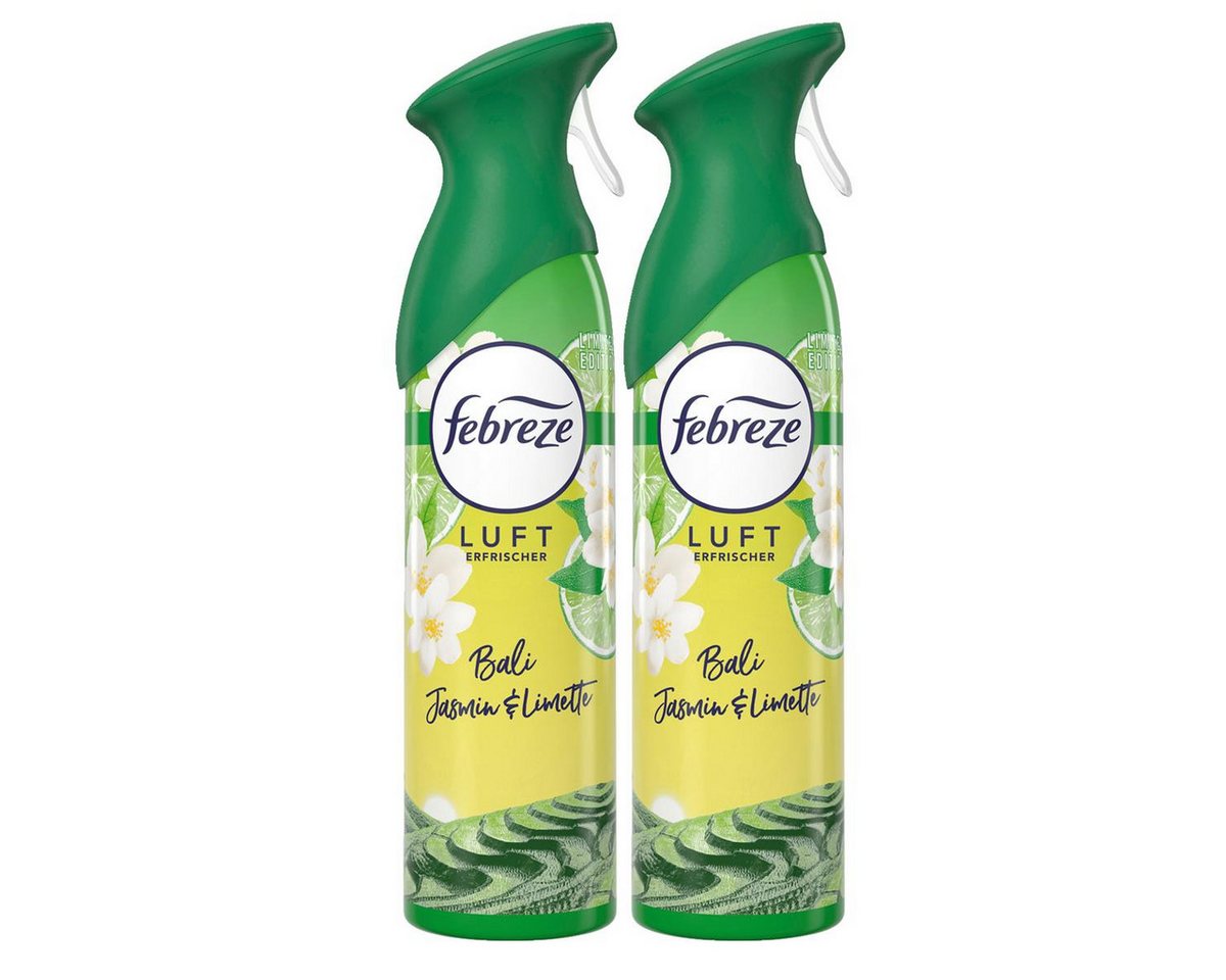 Febreze Raumduft Febreze Lufterfrischer Bali Jasmin & Limette 185ml - Raumduft (2er Pac von Febreze