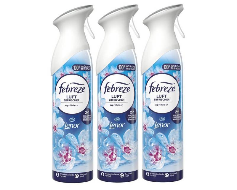 Febreze Raumduft Febreze Lufterfrischer Lenor Aprilfrisch 185ml - Raumduft (3er Pack) von Febreze