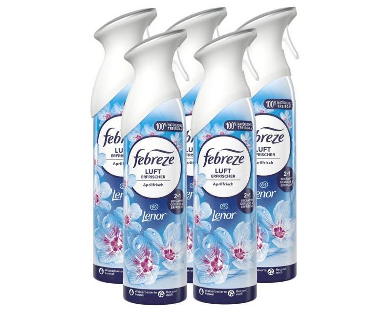 Febreze Raumduft Febreze Lufterfrischer Lenor Aprilfrisch 185ml - Raumduft (5er Pack) von Febreze