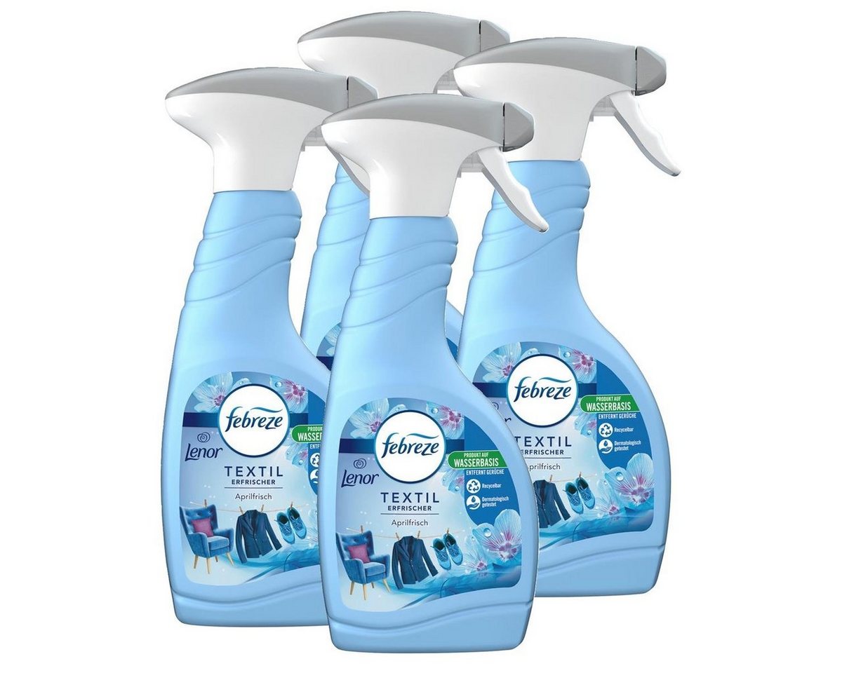 Febreze Raumduft Febreze Textilerfrischer Lenor Aprilfrisch 500ml - Textilspray (4er Pa von Febreze