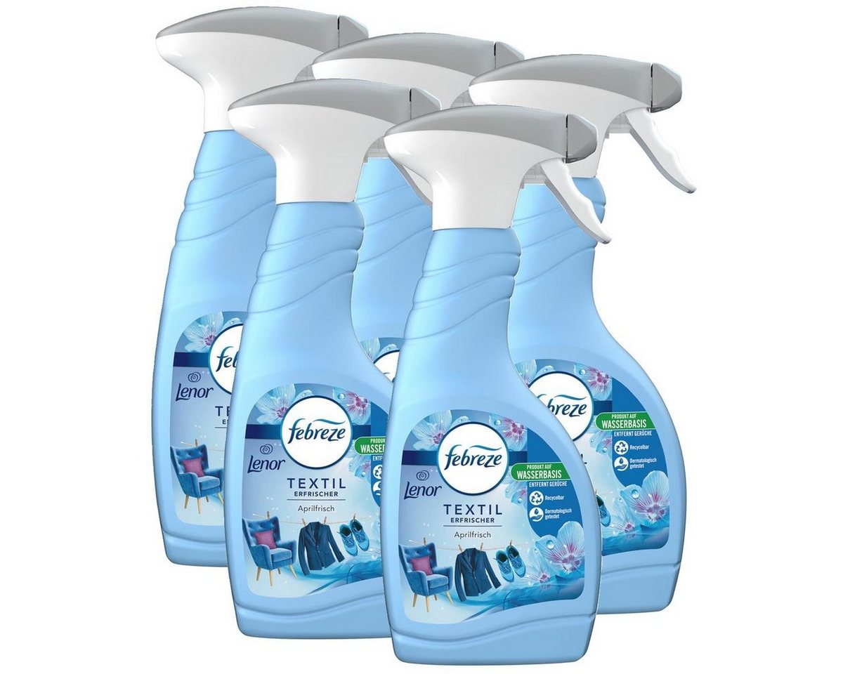 Febreze Raumduft Febreze Textilerfrischer Lenor Aprilfrisch 500ml - Textilspray (5er Pa von Febreze