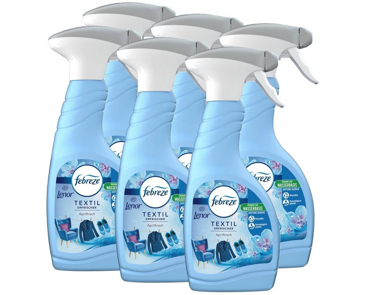 Febreze Raumduft Febreze Textilerfrischer Lenor Aprilfrisch 500ml - Textilspray (6er Pa von Febreze