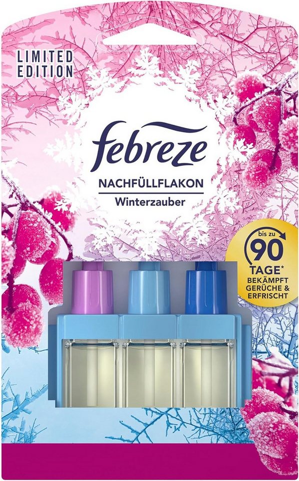 Febreze Raumduft-Nachfüllflasche Febreze Winterzauber Duftstecker Nachfüller 20ml Lufterfrischer Raumdu von Febreze