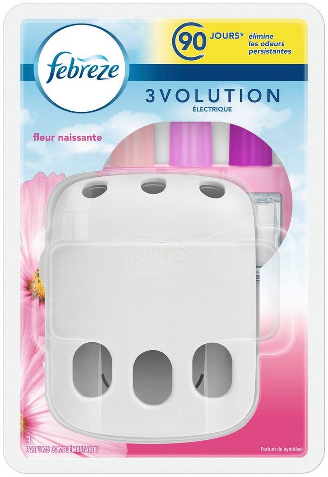 Febreze Raumduft 3Volution Refill Starterset - Fleur Naissante Blume Flakon + Duftgerät (1-St) von Febreze