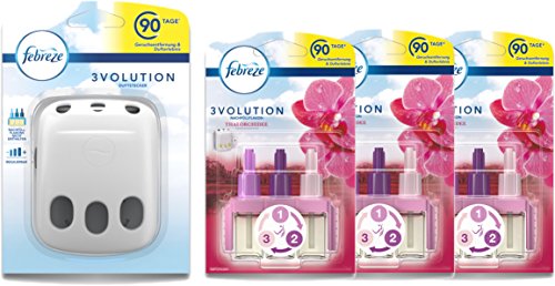 Febreze SET 3Volution Duftstecker und 3xNachfüllflakon Thai Orchidee von Febreze