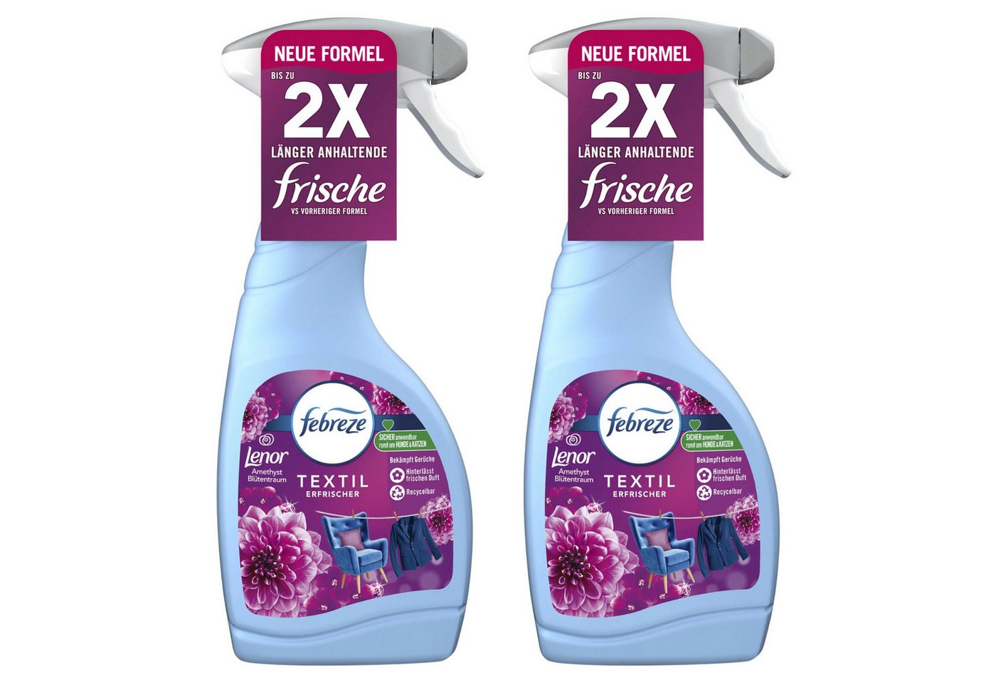 Febreze Textilerfrischer 2x Febreze Textilerfrischer Lenor Amethyst Blütentraum Frische Technol Febreze Textilerfrischer 2x Febreze Textilerfrischer Lenor Amethyst Blütentraum Frische Technol von Febreze