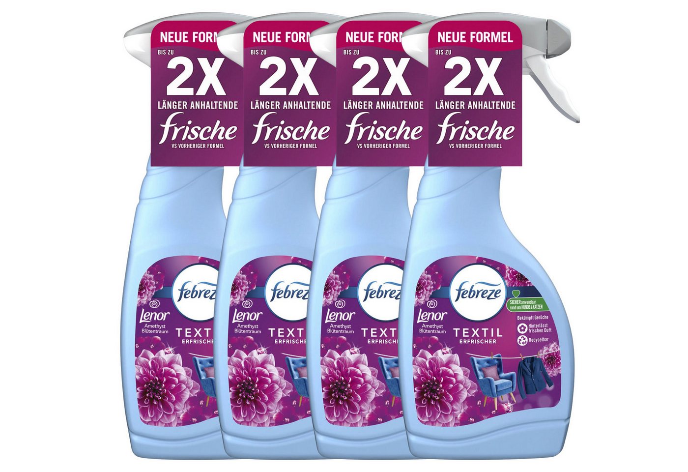 Febreze Textilerfrischer 4x Febreze Textilerfrischer Lenor Amethyst Blütentraum Frische Technol Febreze Textilerfrischer 4x Febreze Textilerfrischer Lenor Amethyst Blütentraum Frische Technol von Febreze