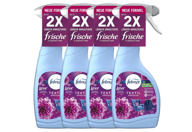 Febreze Textilerfrischer 4x Febreze Textilerfrischer Lenor Amethyst Blütentraum Frische Technol von Febreze