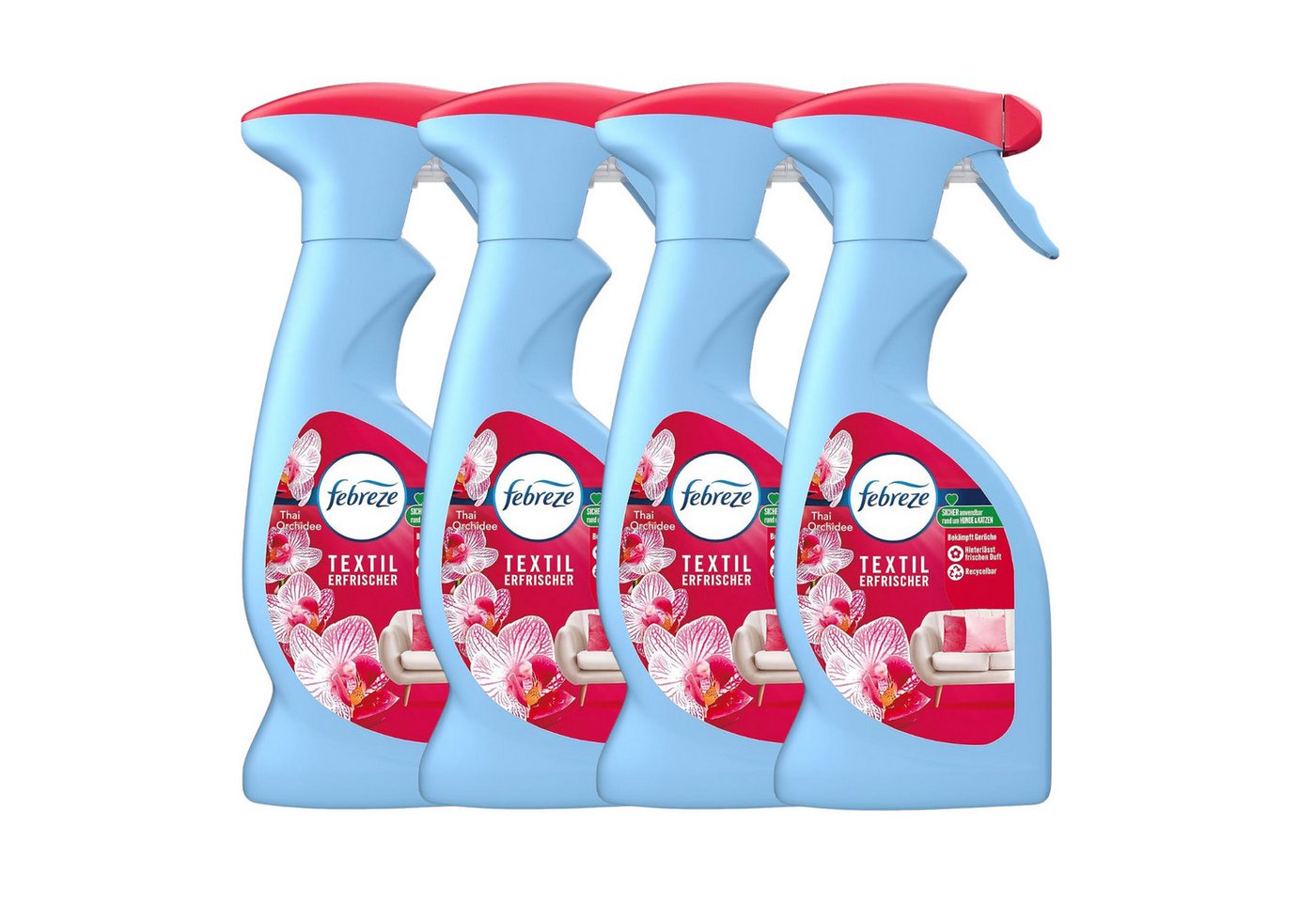Febreze Textilerfrischer 4x Febreze Textilerfrischer je 375ml Thai Orchidee Mit Frische Luft Te Febreze Textilerfrischer 4x Febreze Textilerfrischer je 375ml Thai Orchidee Mit Frische Luft Te von Febreze
