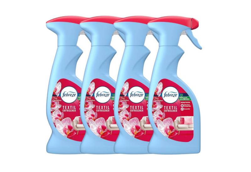 Febreze Textilerfrischer 4x Febreze Textilerfrischer je 375ml Thai Orchidee Mit Frische Luft Te von Febreze