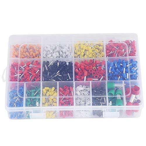 2120pcs Copper Crimp Connector Insulated End Terminal Eco-friendly Flame RetardWire Connectors in Plastic Box Assorted Color Electrical Terminals for Mechanics Garage 2120pcs Copper Crimp Connector Insulated End Terminal Eco-friendly Flame RetardWire Connectors in Plastic Box Assorted Color Electrical Terminals for Mechanics Garage von Febuliy