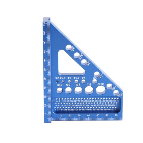 Aluminum Alloy Multi Angle Measuring Ruler WoodworkingMiter Triangle Utility Scribing von Febuliy