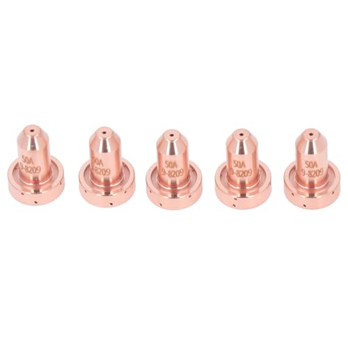 CONSEILS DE TORCHE À COUPE AU PLASMA 5PCS en laiton pour remplacement SL60 SL100, Matériau excellent en laiton pour résistance à l'usure, Ensemble de 5 pièces portable pour une CONSEILS DE TORCHE À COUPE AU PLASMA 5PCS en laiton pour remplacement SL60 SL100, Matériau excellent en laiton pour résistance à l'usure, Ensemble de 5 pièces portable pour une von Febuliy