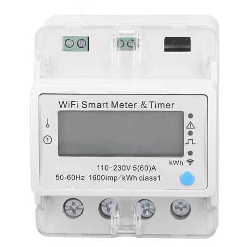 Compteur d'énergie intelligent Din Rail Affichage numérique Compteur électrique Commutateur Moniteur Intelligent d'énergie Wifi AC 110-230V von Febuliy