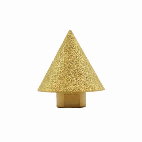 Diamond Grit Chamfer Brazed Tool Efficiently Enhances Stone Polishing for Hand Drills and Angle Grinders (50mm M14 chamfer bit) von Febuliy