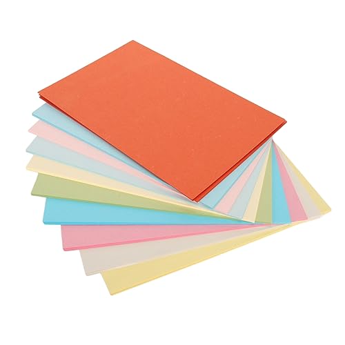 Farbiger Karton, 200 Stück, 15 x 10 cm, bedruckbar, blanke Notizkarten, Perlenpapier für selbstgemachte Postkarten Farbiger Karton, 200 Stück, 15 x 10 cm, bedruckbar, blanke Notizkarten, Perlenpapier für selbstgemachte Postkarten von Febuliy