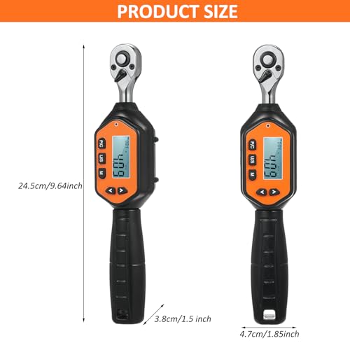 Febuliy MINI DIGITAL WRENCH HANDHELD PORTABLE DIGITAL WRENCH LARGE SN SOUND LED ALARM BACKLIGHT, VERSATILE FOR AUTOMOTIVE AND MECHANICAL INDUSTRY (EWM-R-60) von Febuliy