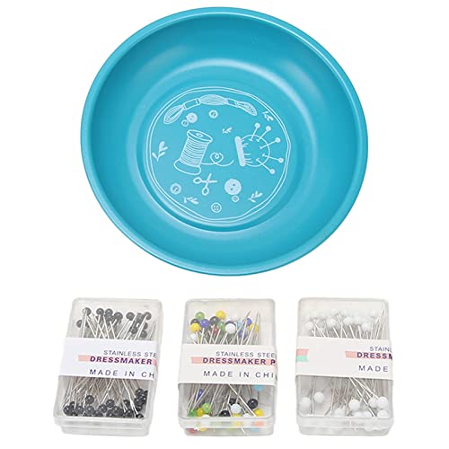 SUPPORT DE MAGNETIQUE BOL EN ACIER INOXYDABLE 430 AVEC 150 AIGUILLES DE PERLES SÛRES POUR BRODERIE POINT DE CROIX POUR DESSIN MAGNÉTIQUE (Verticale) von Febuliy