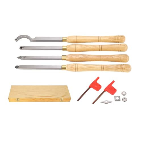 Wood Lathe Chisel Set Accurate Stable Cutting Turning Tool Woodworking 4PCS Wood Lathe Chisel Set Accurate Stable Cutting Turning Tool Woodworking 4PCS von Febuliy