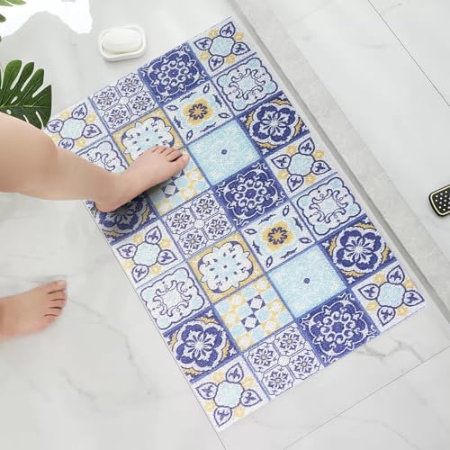 Fecialy Dusche Matte Anti-Rutsch PVC Luffa Bad Dusche Matte, 60 x 80CM weichen Komfort Badematten mit Drainage Löcher Massage Badewanne Matte schnell trocknend Bad Matte Fecialy Dusche Matte Anti-Rutsch PVC Luffa Bad Dusche Matte, 60 x 80CM weichen Komfort Badematten mit Drainage Löcher Massage Badewanne Matte schnell trocknend Bad Matte von Fecialy