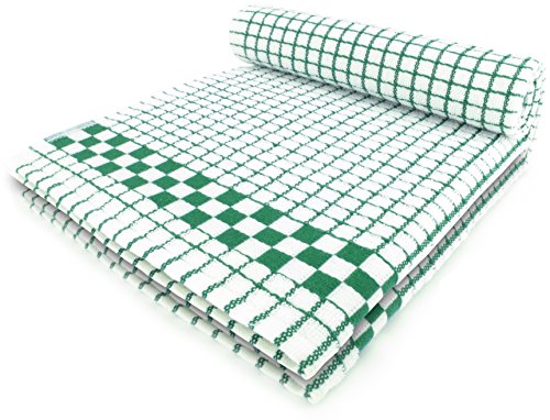 Fecido Klassische Geschirrtücher – Strapazierfähig – Supersaugfähig – 100% Baumwolle – Profisionelle Qualitätsgeschirrtücher – Küchentücher 2er Set, Dunkelgrün Fecido Klassische Geschirrtücher – Strapazierfähig – Supersaugfähig – 100% Baumwolle – Profisionelle Qualitätsgeschirrtücher – Küchentücher 2er Set, Dunkelgrün von Fecido