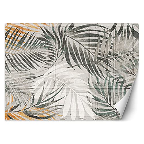 Vliestapete - Tapete 368x254 - Fototapete 3d Effekt - Wanddekoration fur Wohnzimmer - Wandtapete Einfach zu Montieren - Tropisches Laub Natur Vliestapete - Tapete 368x254 - Fototapete 3d Effekt - Wanddekoration fur Wohnzimmer - Wandtapete Einfach zu Montieren - Tropisches Laub Natur von Feeby