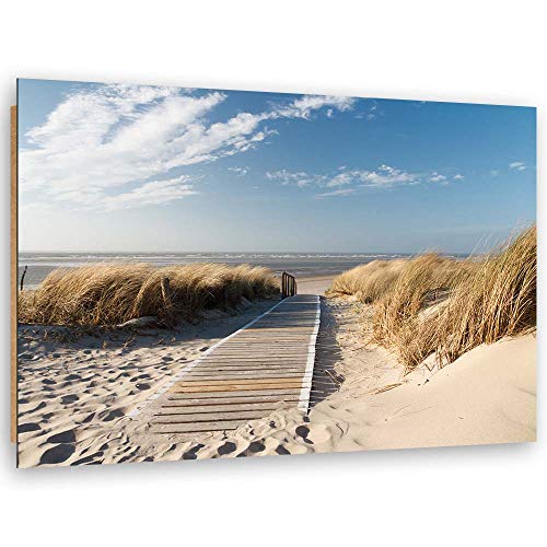 Feeby Dekobild Strand Deko Wand Kunstdruck Meer Beige 60x40 cm Feeby Dekobild Strand Deko Wand Kunstdruck Meer Beige 60x40 cm von Feeby