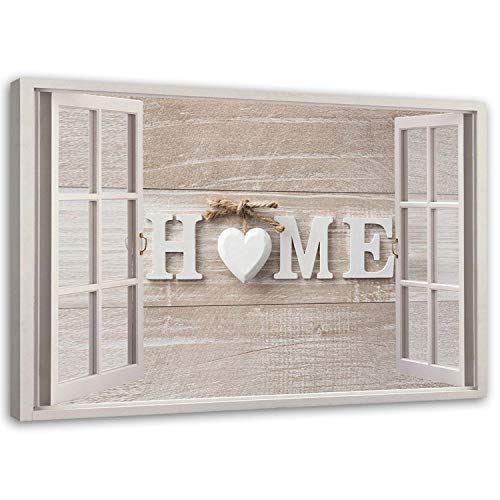 Feeby Viles - Leinwand Bilder - Fensterblick Natur- 90x60 cm- Deko Wohnzimmer - Wandbilder Schlafzimmer - Deko Aesthetic - Wand Deko - Leinwand Groß - Deko Zimmer - Leinwandbilder XXL Feeby Viles - Leinwand Bilder - Fensterblick Natur- 90x60 cm- Deko Wohnzimmer - Wandbilder Schlafzimmer - Deko Aesthetic - Wand Deko - Leinwand Groß - Deko Zimmer - Leinwandbilder XXL von Feeby
