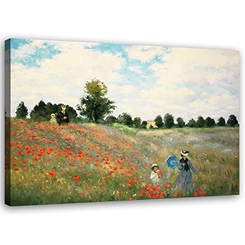 Feeby Vlies Leinwandbild Claude Monet Mohnblumen Replik 30x20 cm Wand Bild Kunstdruck Deko Wohnzimmer Wohnungs Deko Wiese Natur Landschaft mehrfarbig Feeby Vlies Leinwandbild Claude Monet Mohnblumen Replik 30x20 cm Wand Bild Kunstdruck Deko Wohnzimmer Wohnungs Deko Wiese Natur Landschaft mehrfarbig von Feeby
