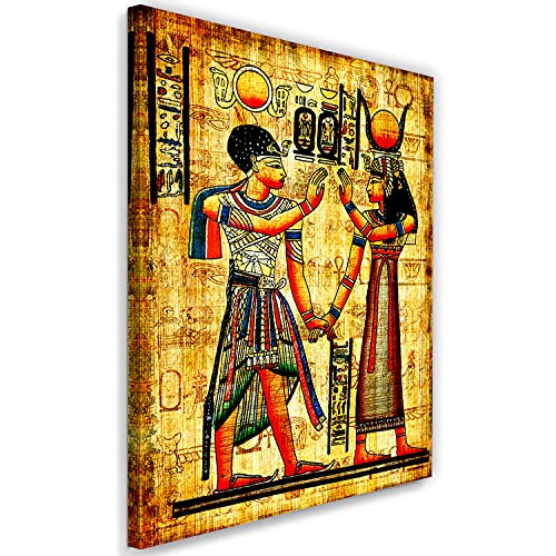 Feeby Vlies Leinwandbild XXL Ritual Ägypten Kleopatra Pharao Hieroglyphen 80x120 cm Wandbild Kunst Bilder Schlafzimmer Deko Wohnzimmer Pyramide Afrika Antike Gold Feeby Vlies Leinwandbild XXL Ritual Ägypten Kleopatra Pharao Hieroglyphen 80x120 cm Wandbild Kunst Bilder Schlafzimmer Deko Wohnzimmer Pyramide Afrika Antike Gold von Feeby