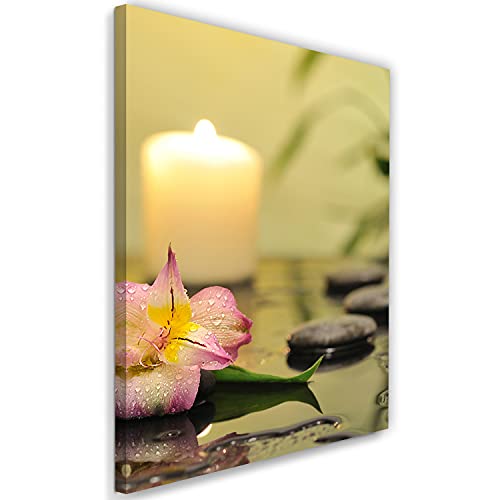 Feeby Vlies Leinwandbild XXL Spa Blume Zen Kieselsteinchen 80x120 cm Wandbild Kunst Bilder Schlafzimmer Deko Wohnzimmer Wasser Orientalisch Asien Kerzen mehrfarbig Feeby Vlies Leinwandbild XXL Spa Blume Zen Kieselsteinchen 80x120 cm Wandbild Kunst Bilder Schlafzimmer Deko Wohnzimmer Wasser Orientalisch Asien Kerzen mehrfarbig von Feeby