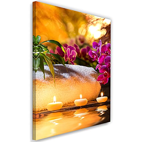 Feeby Vlies Leinwandbild Zen Wellness Orchidee Spa 40x60 cm Wanddeko Design Kunstdruck Zimmerdeko Bilderwand Bambus Kerzen Wasser mehrfarbig Feeby Vlies Leinwandbild Zen Wellness Orchidee Spa 40x60 cm Wanddeko Design Kunstdruck Zimmerdeko Bilderwand Bambus Kerzen Wasser mehrfarbig von Feeby