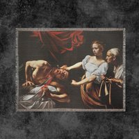 Judith Enthauptung Holofernes Webdecke von FeedtheBeastfabrics